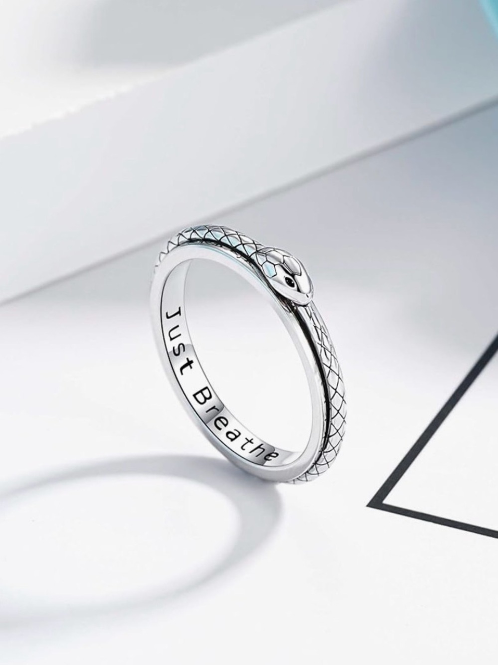 Sterling Silver Fidget Snake Ring